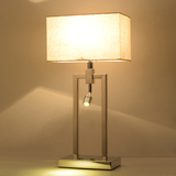 欧式创意不锈钢台灯时尚简约现代 卧室床头灯北欧宜家温馨客厅灯