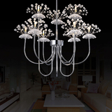 后现代水晶吊灯餐厅简约现代大气客厅创意卧室温馨婚房间吊灯树枝