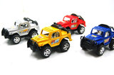 儿童玩具小汽车回力车幼儿玩具车塑料回力小吉普车越野车