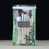 Ecotools天然竹柄环保化妆刷5件彩妆美容套装刷包