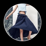 原创设计品牌女装 2016夏季潮流新品不规则背带欧美纯色亚麻长裙
