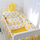 婴儿床围 防撞纯棉婴儿床上用品套件宝宝儿童床品四五六十件套