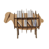纸匠纸品创意家具装饰柜动物绵羊书架 环保纸制小羊架子特价