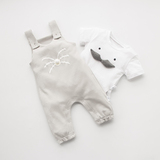 婴儿吊带背心连体衣服装男女宝宝哈衣0岁3个月新生儿背带裤5潮款