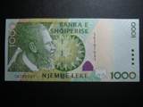 阿尔巴尼亚1000列克2011年全新UNC外国钱币外国纸币包真币