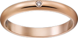 正品Cartier/卡地亚 结婚戒指  18K玫瑰金 钻石 编号：B4088200