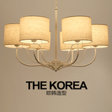 欧式简约现代北欧客厅吊灯 创意个性卧室餐厅地中海韩式白色灯饰