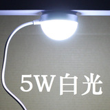 5W强光LED两档可调光USB灯 创意大学生宿舍吸顶灯 护眼台灯小夜灯