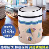 欧宴智能感应垃圾桶欧式地中海时尚家用垃圾桶客厅创意树脂垃圾筒