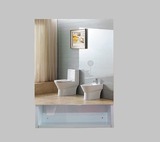 包邮太空铝合金单门镜柜多功能储物镜箱浴室卫生间挂墙壁柜组合镜