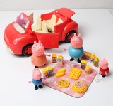 Peppa Pig小猪佩奇佩佩猪粉红猪小妹玩具别墅厨房滑梯过家家套装