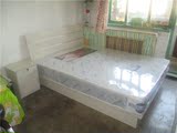 北京床双人床 单人床板式床1.2米1.5米1.8米箱体床储物床特价包邮
