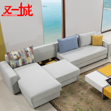 小户型布艺沙发创意功能沙发客厅储物沙发床现代简约布艺沙发组合
