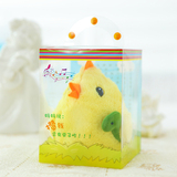 韩国发光唱歌小鸡储蓄罐 卡通儿童存钱罐创意毛绒玩具生日礼物女