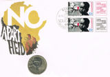 民主德国 东德 1978 5马克 邮币封 反种族隔离