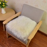 纯羊毛椅子垫 沙发坐垫 羊毛坐垫电脑椅子垫办公室椅子垫皮毛一体