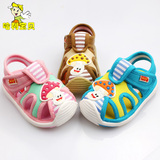 哈利宝贝夏季男童女童鞋子1-2-3岁宝宝软底学步鞋婴儿鞋凉鞋布鞋