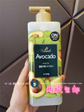 现货韩国16年新款进口LG香水ON水果沐浴露滋养保湿500g牛油果味