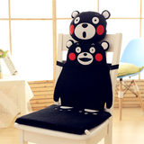KUMAMO日本熊本熊吉祥物卡通汽车头枕护颈枕坐垫靠垫抱枕连体坐垫