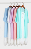 2016夏季新款女装韩版空调衫防晒衣纯色宽松薄中长款棉麻短袖外套
