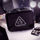 新款3ce化妆包韩国大容量手提化妆箱防水护肤品收纳箱带镜子包邮