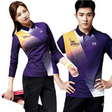 2016新款韩国羽毛球服运动套装球衣男女乒乓球服长袖T恤长裤