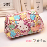 新款韩版女式小包 hello kitty化妆包 可爱卡通KT小熊系列收纳包