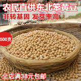 东北大豆黑龙江特产笨黄豆农家自种非转基因豆浆发豆芽专用500g