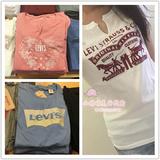 【美国代购】levi's 李维斯 女士短袖T恤 logo 休闲纯棉