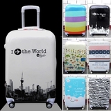 时尚韩版卡通旅行箱行李箱男女可爱学生涂鸦拉杆箱万向轮20寸24寸