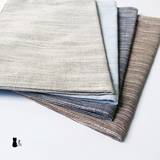 素物生活日式棉麻餐垫 素色条纹西餐餐垫布艺餐布桌布拍摄背景
