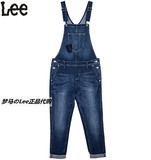 Lee正品代购 2016夏季女士时尚薄款背带裤修身牛仔裤L164986603RY
