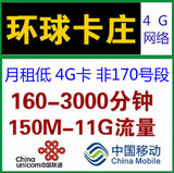 四川成都联通4G卡托手机路由器移动电话漫游卡全球通随身wifi号码