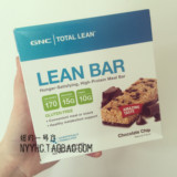 GNC lean bar代购蛋白棒代餐棒 瘦身低卡 巧克力脆片代餐棒 一盒