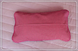 外贸尾单 全棉 纯棉粗布 四季布超大尺寸枕巾枕垫 45X75 带绷带