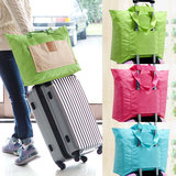 韩版折叠购物袋旅行收纳包大容量单肩手提包衣物整理袋便携旅行袋