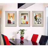 单幅餐厅装饰画有框水果酒瓶酒杯挂画现代欧式 玄关过道走廊壁画