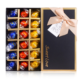 Lindt瑞士莲巧克力礼盒18粒巧克力礼盒装 送女友礼物 零食包邮