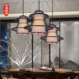 新中式铁艺鸟笼灯创意吊灯个性古典餐厅茶楼酒店会所工程复古灯具