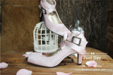 【Evol Day】 JEJ 同款 少女的芭蕾舞鞋 方头高跟单鞋 6851