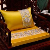 【真丝刺绣】 定做中式高档红木沙发坐垫 实木椅垫罗汉床加厚海绵