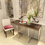 多维尚书 宜家家具 时尚创意边桌 变形 小户型折叠餐桌 伸缩简约