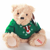 圣诞节小熊玩偶泰迪熊公仔抱抱熊可爱毛绒玩具布娃娃送女友礼物