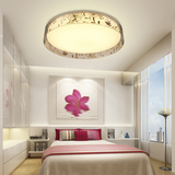 LED吸顶灯圆形主卧室deng温馨浪漫 房间创意灯具简约小客厅灯饰