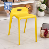 时尚宜家马椅换鞋凳创意矮凳餐椅塑料椅子创意凳子餐桌椅家用椅