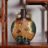 结婚礼物酒柜摆件玄关装饰品家居室内摆设中式创意陶瓷实用工艺品