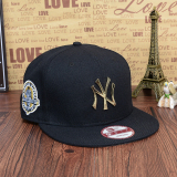 潮牌MLB棒球帽子男女夏天遮阳帽NY鸭舌帽纽约洋基队平沿帽嘻哈帽