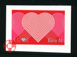 2016年爱尔兰邮票 情人节 爱情与婚姻 爱心 不干胶邮票1全