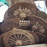 古朴怀旧老物件 老车轱辘 马车轮子 木头车轮 创意车轱辘装饰摆件
