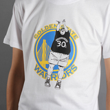 灌篮高手安西教练恶搞短袖T恤 金州勇士队库里 篮球运动纯棉半袖